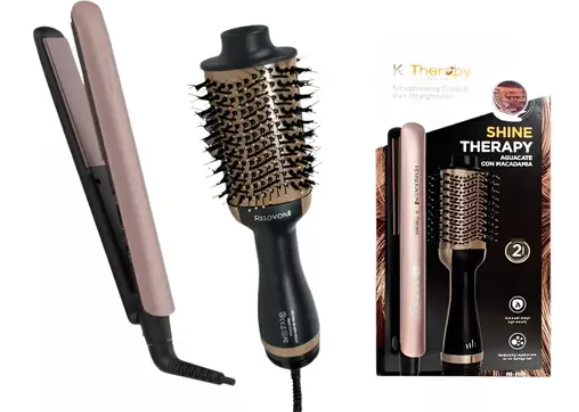 Miniatura 2 de COMBO KERATINA PLANCHA+CEPILLO SECADOR